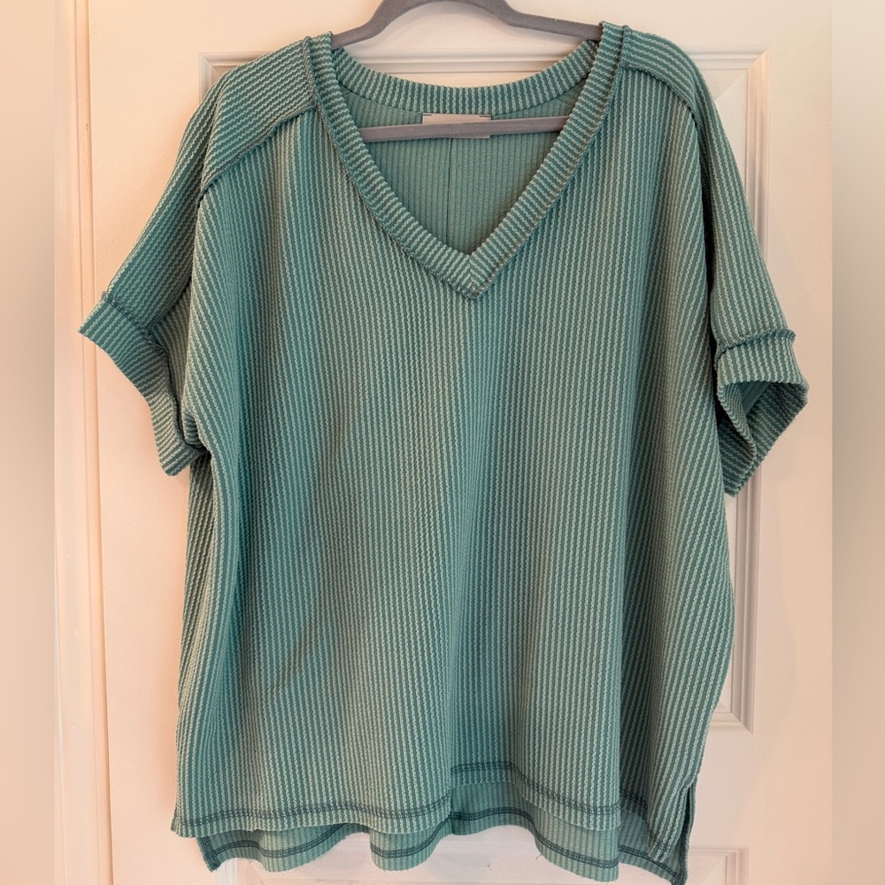 Zenana Ribbed Top